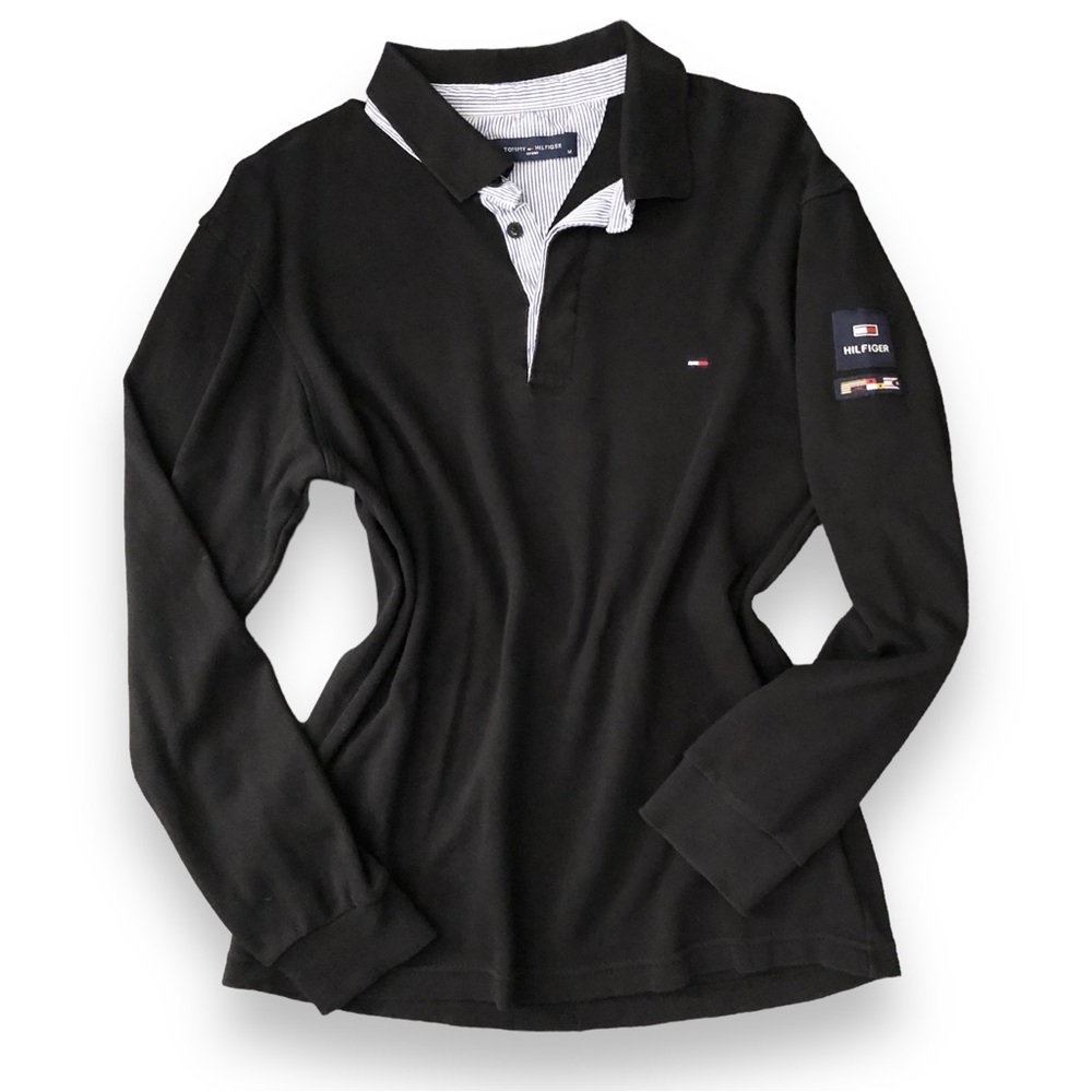 3/$30 Tommy Hilfiger Long Sleeve Polo Top